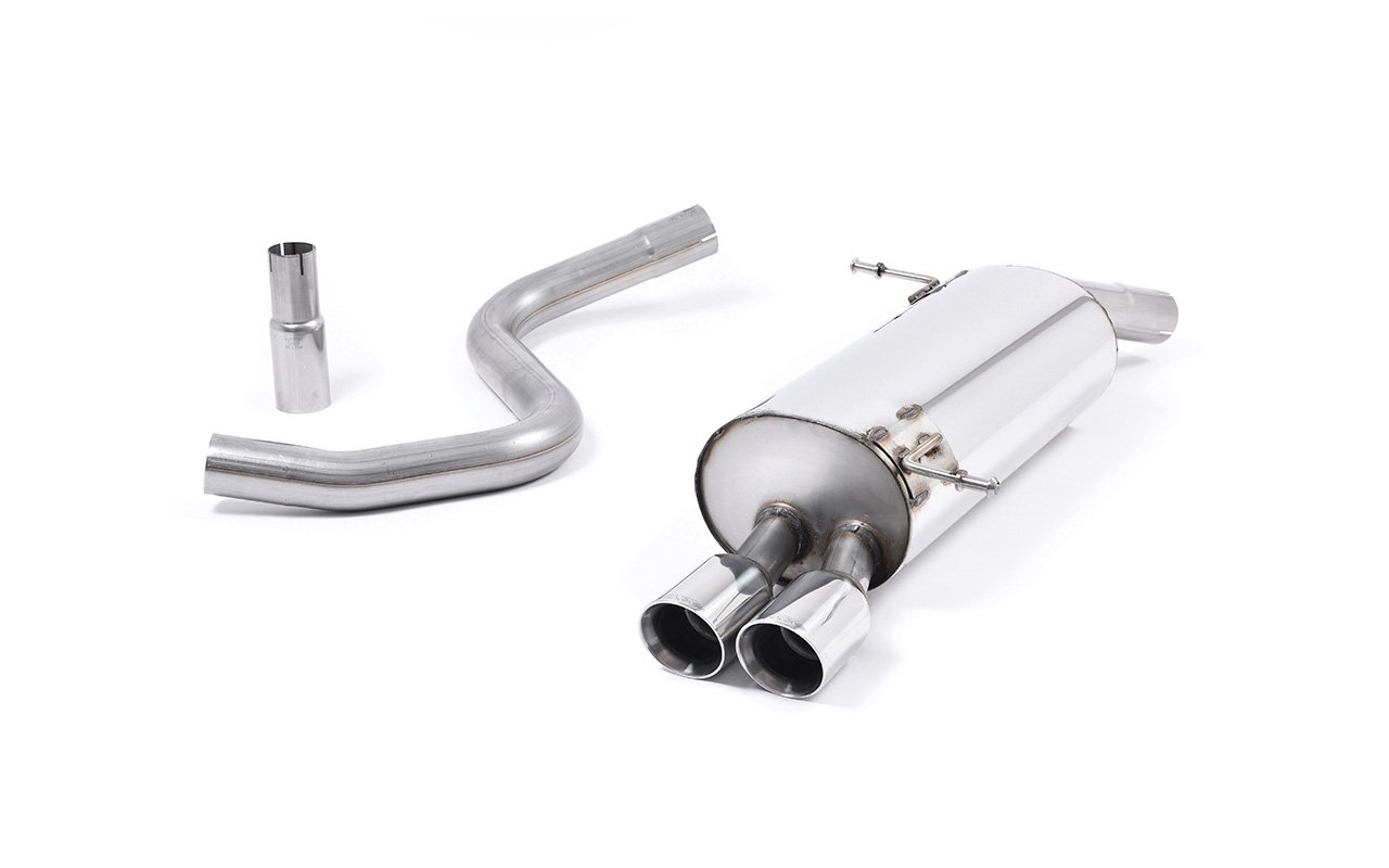 Ford Fiesta MK7 Duratec y Zetec-S – escape desde el tubo delantero con salidas dobles GT80 80 mm (para el escape original Downpipe y catalizador)
