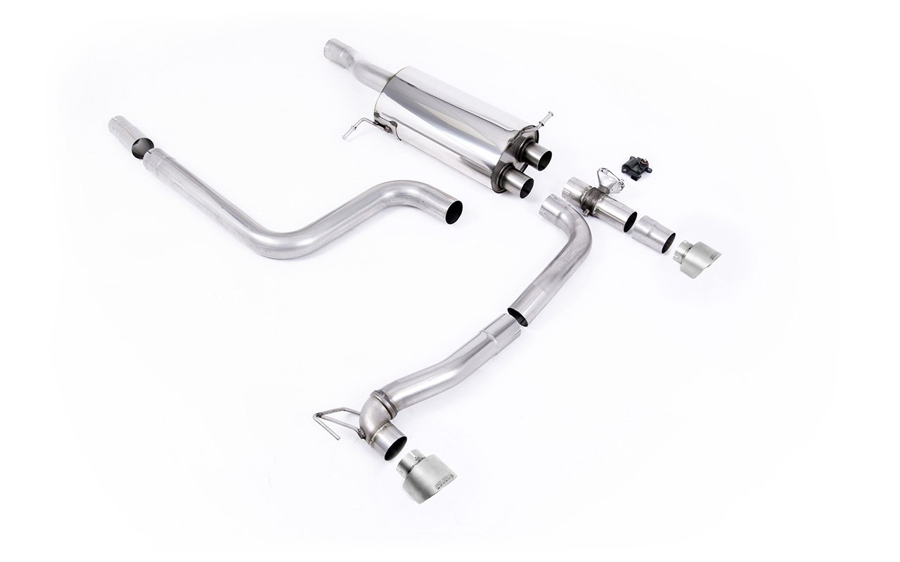 Ford Fiesta MK8/8.5 ST 1.5 – escape desde GPF Maxton Designs doble salida sistema con salidas GT-100 de titanio