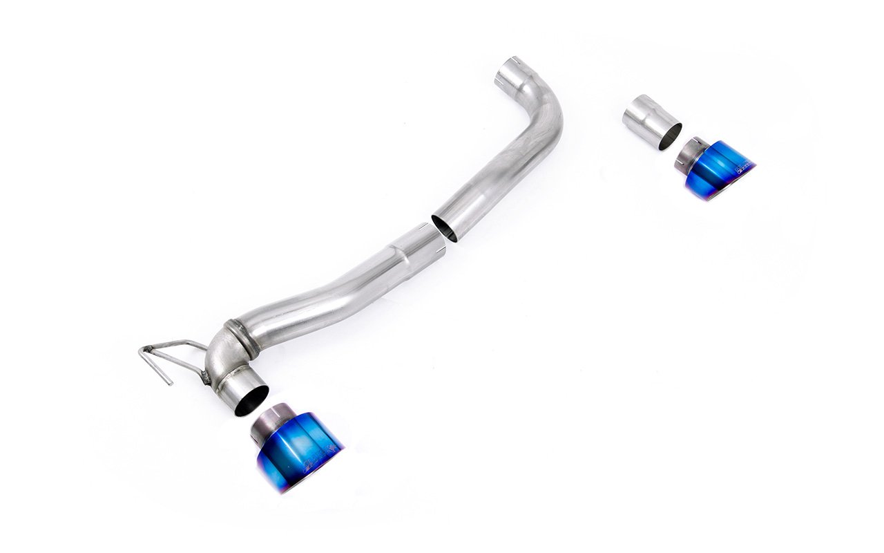 Ford Fiesta MK8/8.5 ST 1.5 – Maxton Designs doble salida kit de actualización con salidas GT-100 de titanio azulado