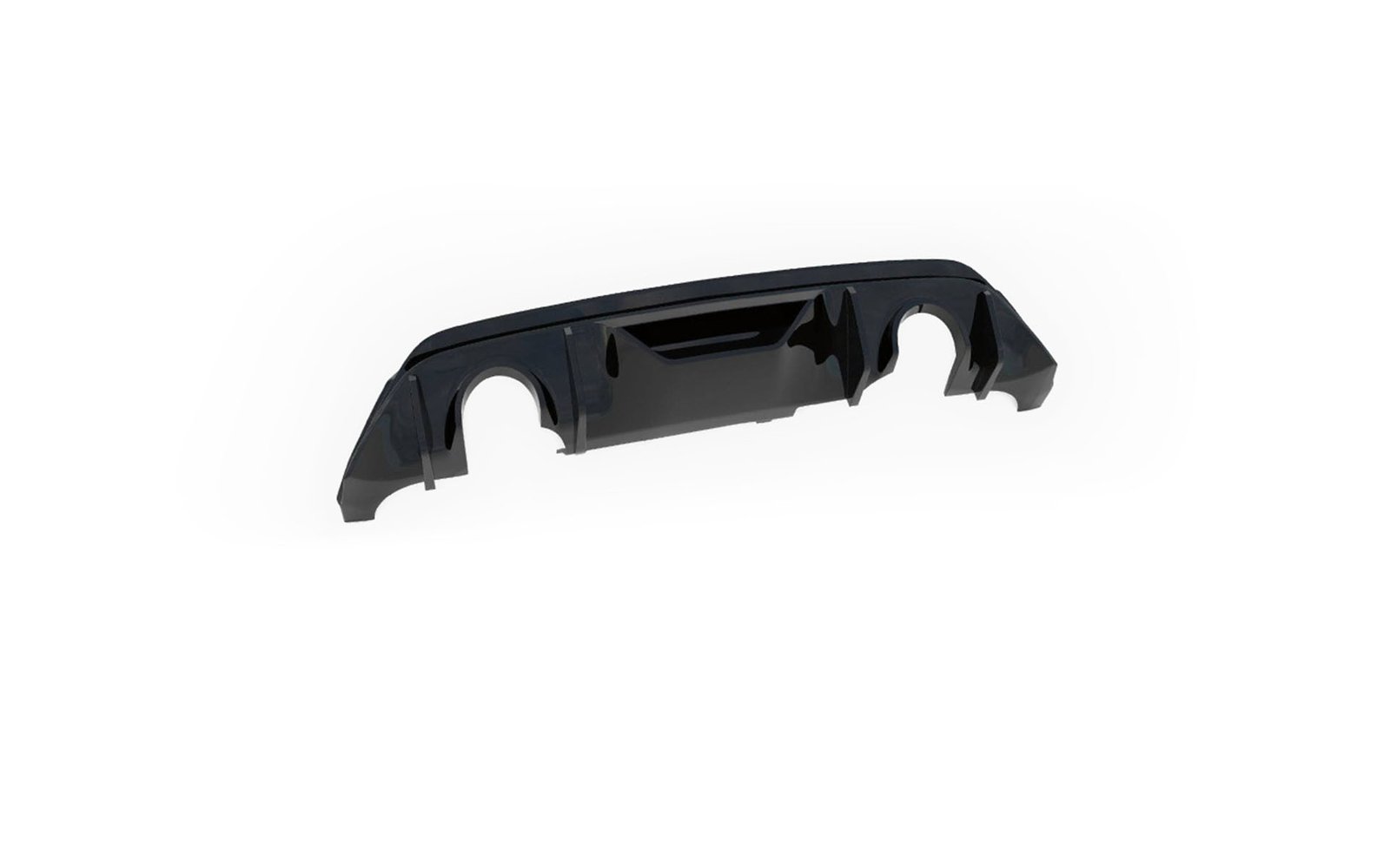 Ford Fiesta MK8 1.0T ST Line (modelos con GPF) dobles salidas – escape desde OPF/GPF resonado (sonido más discreto) con salidas GT-100 de titanio azulado (incluye difusor Maxton)