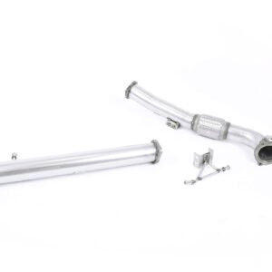 Ford Focus MK2 RS – Downpipe de gran diámetro con supresor de catalizador (para Milltek cat-back)