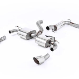 Ford Focus MK2 RS – Escape cat-back resonado (sonido más discreto) con dobles DTM salidas