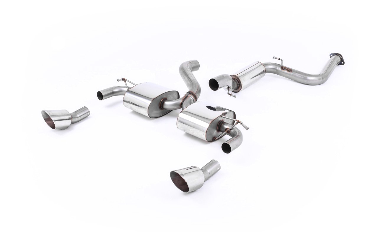 Ford Focus MK2 RS – Escape cat-back resonado (sonido más discreto) con dobles DTM salidas