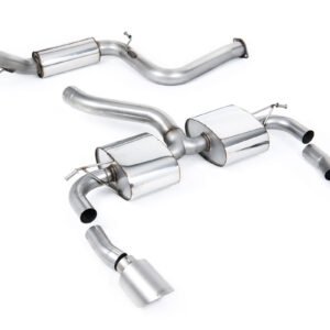 Ford Focus MK2 RS – Escape cat-back resonado (sonido más discreto) con salidas GT-115 de titanio