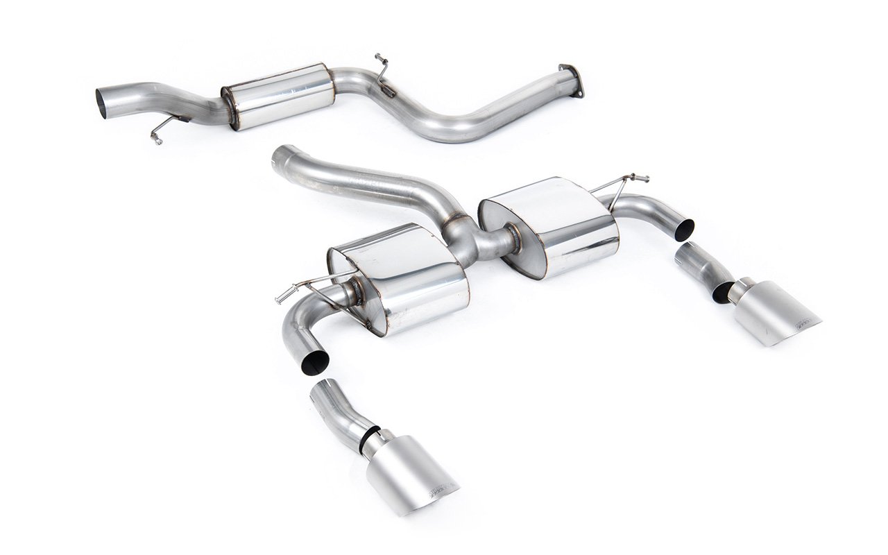 Ford Focus MK2 RS – Escape cat-back resonado (sonido más discreto) con salidas GT-115 de titanio