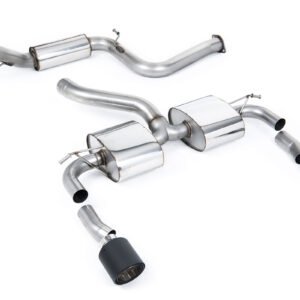 Ford Focus MK2 RS – Escape cat-back resonado (sonido más discreto) con salidas Jet-115 de carbono