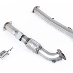 Ford Focus MK2 ST 225 – Downpipe de gran diámetro con supresor de catalizador (para Milltek 2.75″ cat-back)