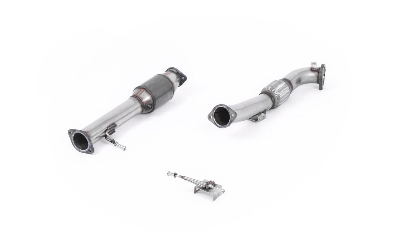 Ford Focus MK2 ST 225 – Downpipe de gran diámetro con catalizador deportivo de alto flujo (para Milltek cat-back de competición)