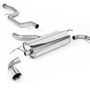 Ford Focus MK2 ST 225 – Escape cat-back no resonado (sonido más intenso) con salidas GT-100 100 mm pulidas
