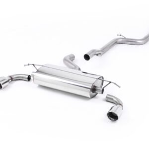 Ford Focus MK2 ST 225 – Escape cat-back no resonado (sonido más intenso) con salidas de 100 mm Jet pulidas