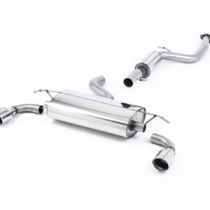 Ford Focus MK2 ST 225 – Escape cat-back resonado (sonido más discreto) con salidas de 100 mm Jet pulidas