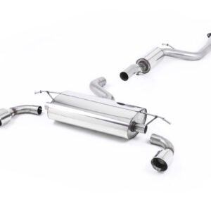 Ford Focus MK2 ST 225 – Escape cat-back resonado (sonido más discreto) con salidas GT-100 pulidas