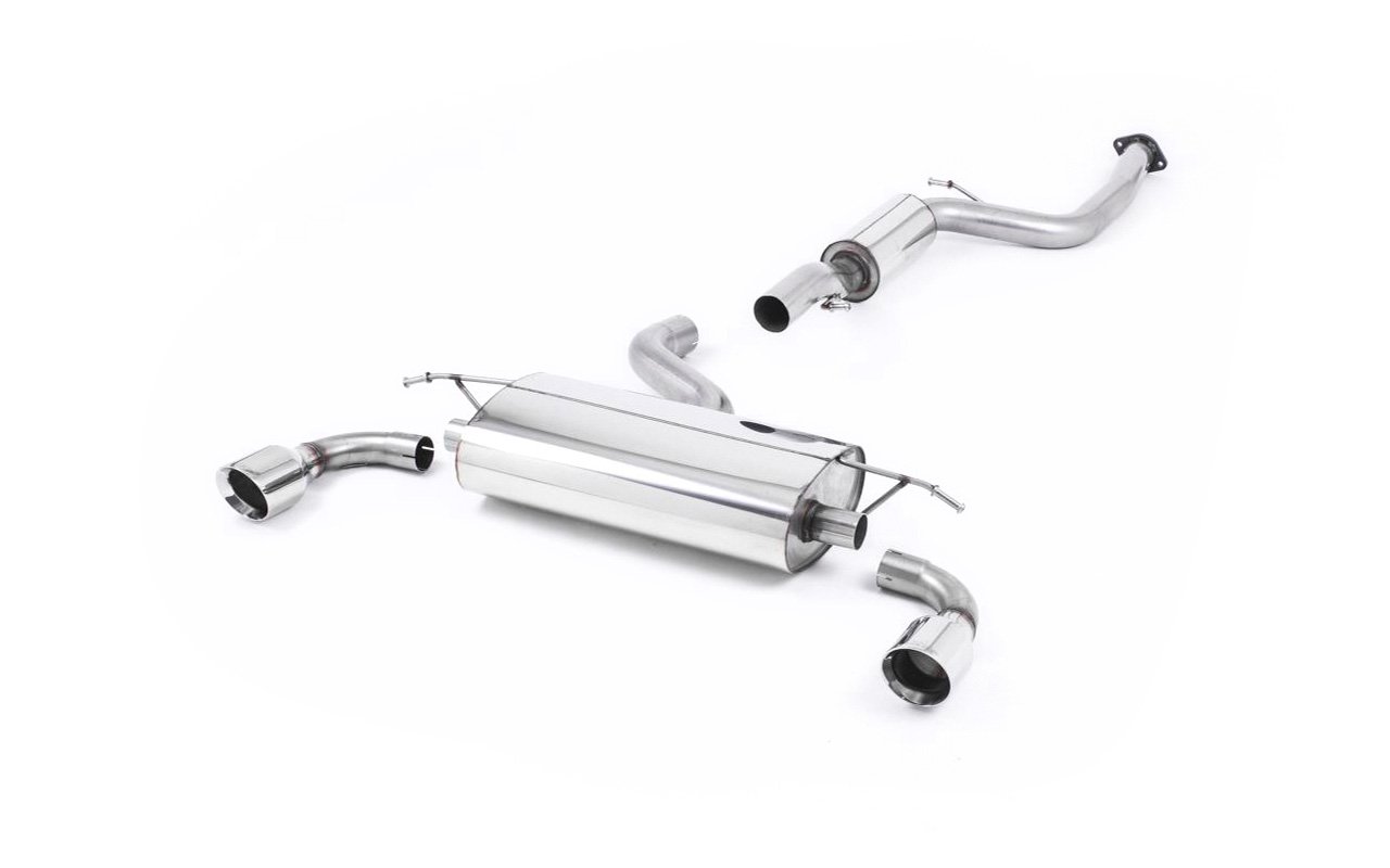 Ford Focus MK2 ST 225 – Escape cat-back resonado (sonido más discreto) con salidas GT-100 pulidas