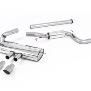 Ford Focus MK3 ST 5 puertas compacto – escape cat-back parcialmente resonado con salidas de titanio