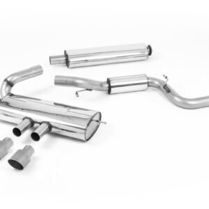 Ford Focus MK3 ST 5 puertas compacto – Escape cat-back resonado (sonido más discreto) con salidas de titanio