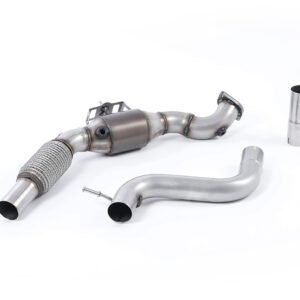 Ford Mustang 2.3 (S550/S650 Fastback) – Downpipe de gran diámetro con catalizador deportivo de alto flujo (para Milltek cat-back)
