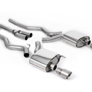 Ford Mustang 2.3 (S550 Fastback) – Escape cat-back no resonado (sonido más intenso) con salidas GT-100 de titanio