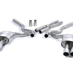 Ford Mustang 5.0 V8 GT (Fastback) – Escape cat-back no resonado (para Roush pieza inferior del paragolpes)