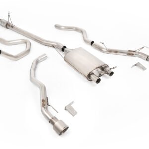 Ford Ranger 2.3 PHEV – escape desde el downpipe con salidas de titanio cepillado