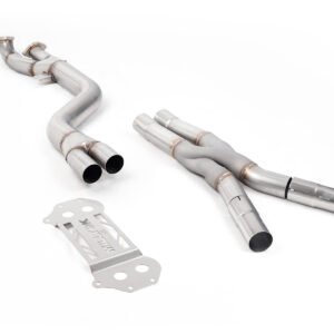 BMW G8X M3/M4 – 4″ supresor de GPF/OPF con tubo en Z – para Milltek axle-back