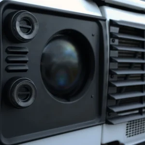 Land Rover Defender (1990–2016) – Luces delanteras Glohh GL-2x ahumadas
