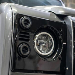 Land Rover Defender (1990–2016) – Luces delanteras Glohh GL-2x ahumadas