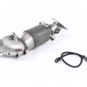 Honda Civic FK2 Type R Turbo – Downpipe de acero inoxidable con cuerpo de fundición con catalizador deportivo de alto flujo