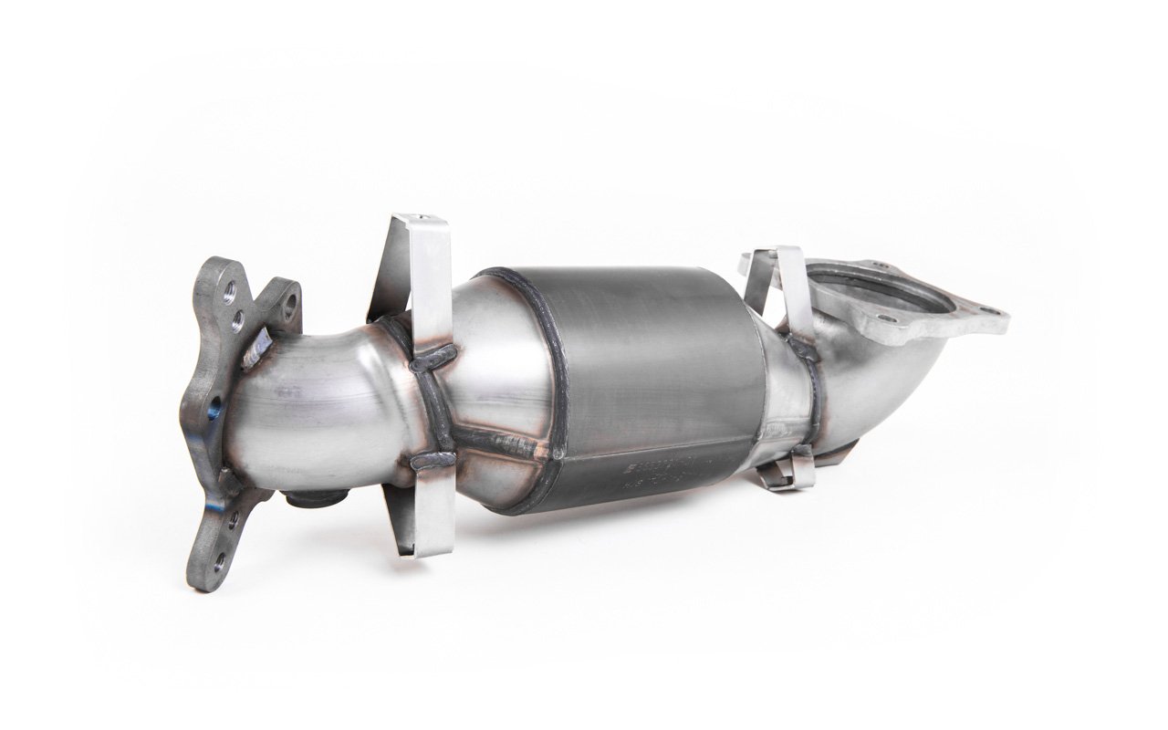 Honda Civic Type R FL5/FK8 Integra Type S DE5 – Downpipe de acero inoxidable con cuerpo de fundición con un catalizador deportivo HJS de alto flujo