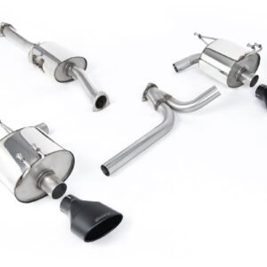 Honda S2000 AP2 – dobles silencioso trasero con salidas Cerakote