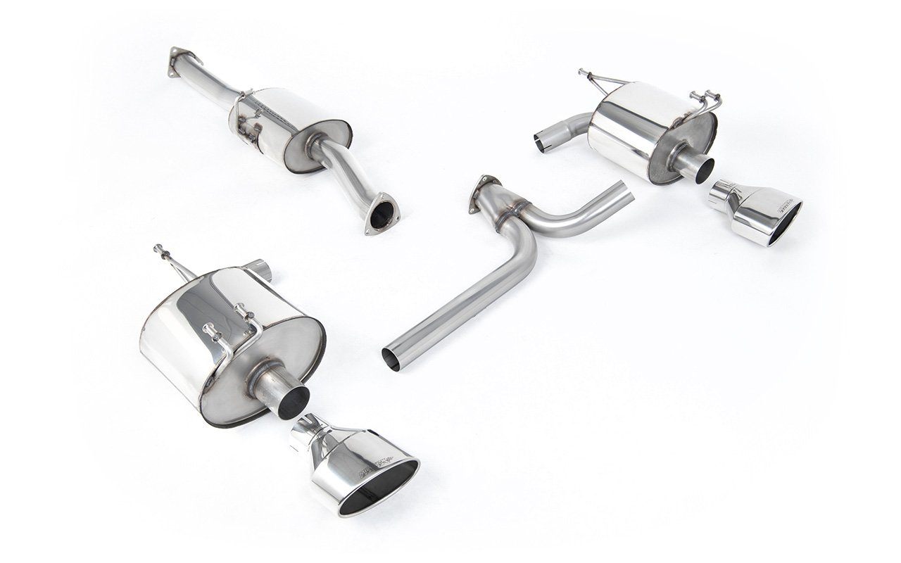 Honda S2000 AP2 – dobles silencioso trasero con salidas pulidas