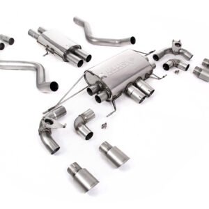 Land Rover Defender 90 5.0 V8 (NAS modelos sin GPF) – cat-back con válvulas sistema con salidas de titanio cepillado – resonado