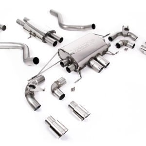 Land Rover Defender 90 5.0 V8 (NAS modelos sin GPF) – cat-back con válvulas sistema con salidas pulidas – resonado