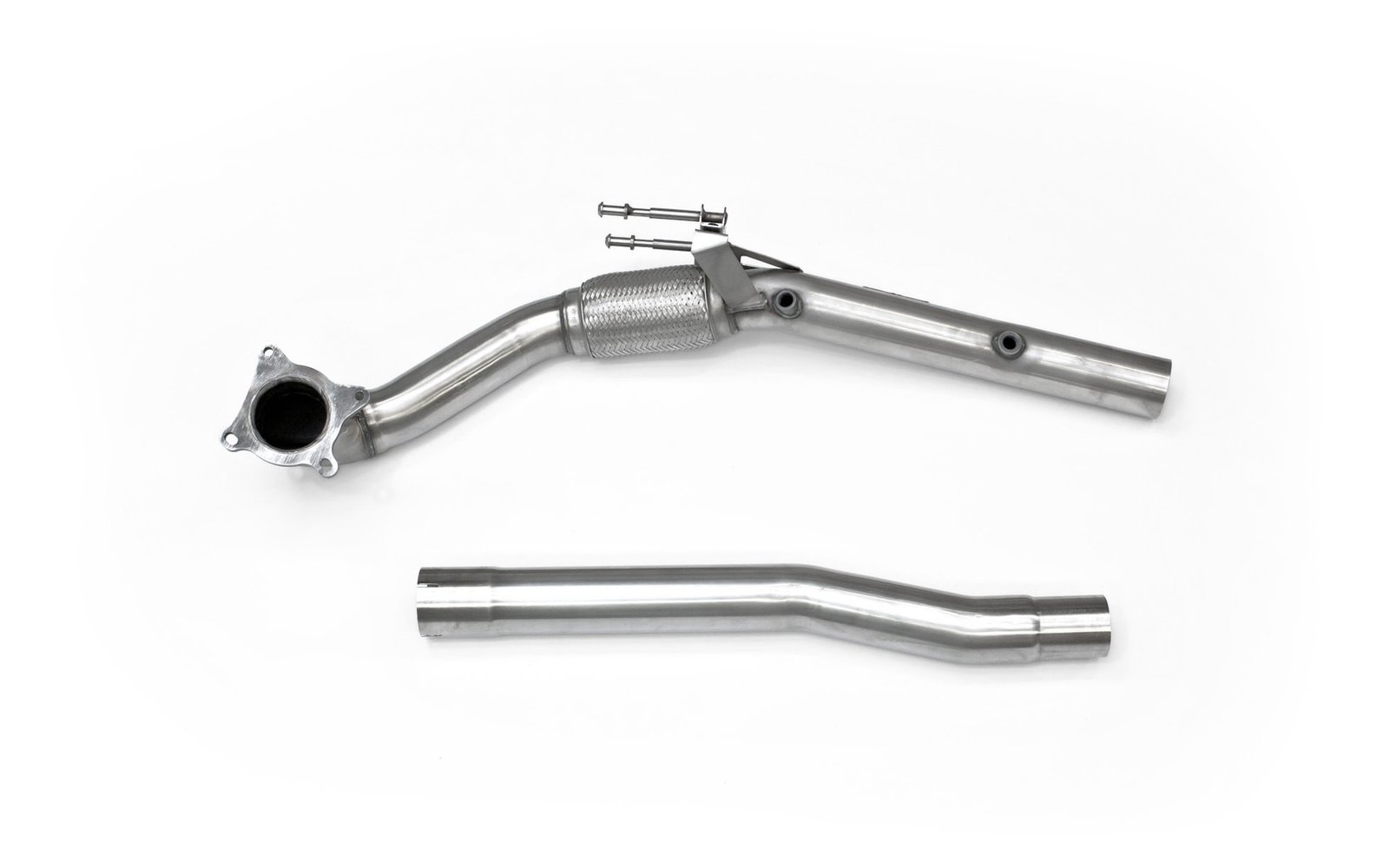 Downpipe de gran diámetro con supresor de catalizador (para Milltek cat-back) (Audi/Seat/Skoda/VW)