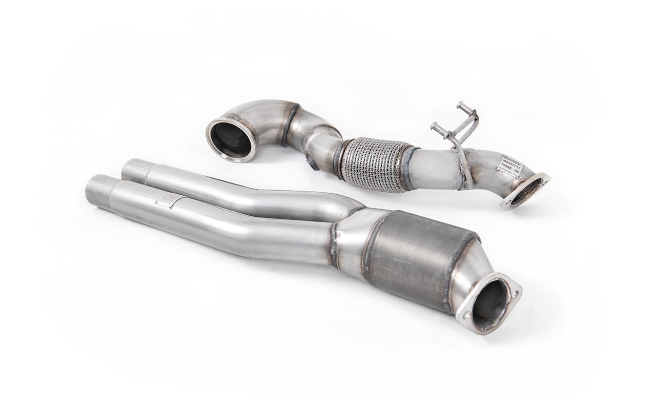 Downpipe de gran diámetro con catalizador deportivo de alto flujo – para todos los escapes (Audi RS3 8V/8Y/TTRS MK3)