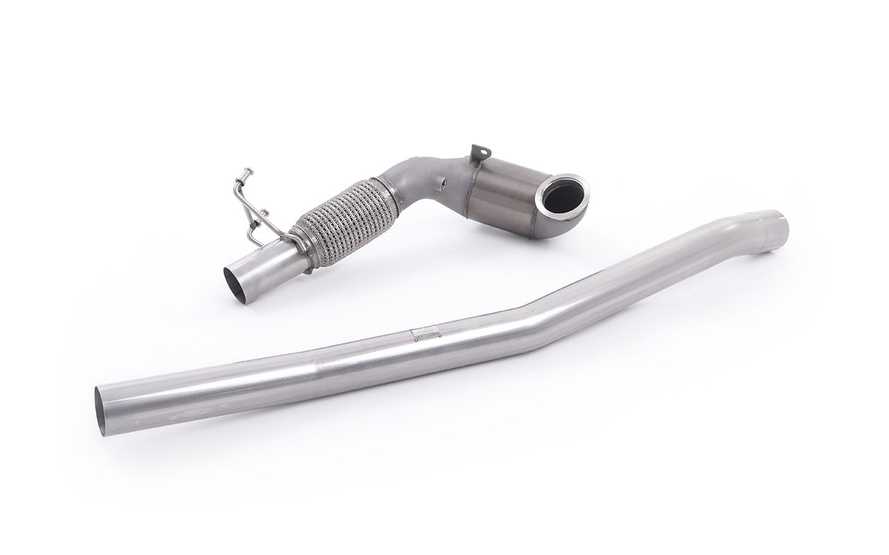 Audi A3 / Audi S3 / Volkswagen Arteon / Volkswagen Golf – Downpipe de gran diámetro con catalizador deportivo de alto flujo (para Milltek cat-back) (Audi/VW)