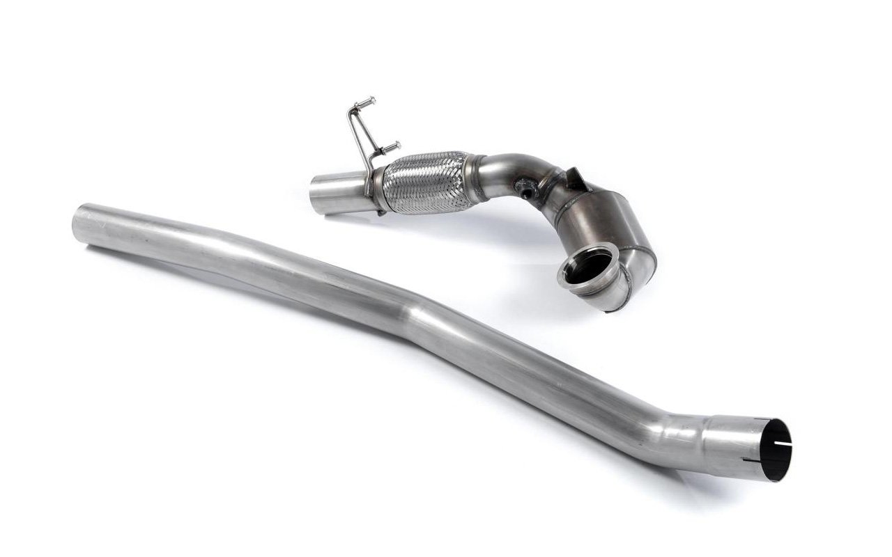 Audi S3 / Volkswagen Golf – Downpipe de gran diámetro con catalizador deportivo de alto flujo (para Milltek cat-back) (Audi/VW)