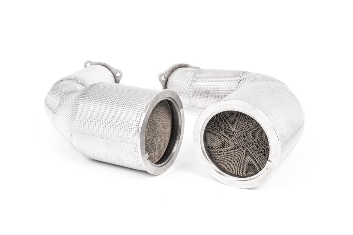Audi RS4 / Audi RS5 – Downpipes de gran diámetro con de alto flujo Cats (Audi B9 RS4/RS5)