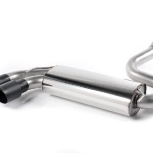 Audi Coupé UR Quattro 10V – resonado (sonido más discreto) escape desde el downpipe sistema de escape con negro Cerakote original-estilo salidas