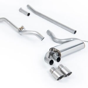 Audi Coupe UR Quattro 10V – Non-Resonated (Louder) Downpipe-Back Exhaust System with Titanium OEM-Style Tips