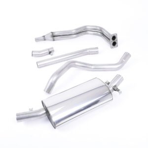 VW Golf GTI Mk1 – Non-Resonated (Louder) Manifold-Back Exhaust System with Polished Tip (For OE Manifold)