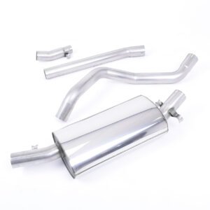 VW Golf GTI Mk1 – Non-Resonated (Louder) Downpipe-Back Exhaust System with Polished Tip