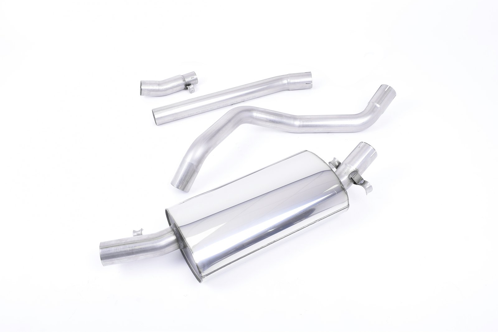 VW Golf GTI Mk1 – Non-Resonated (Louder) Downpipe-Back Exhaust System with Polished Tip