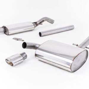 VW Corrado VR6 (1992 – 1995) – resonado (más discreto) sistema de escape cat-back con cola ovalada pulida