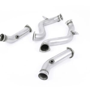 Mercedes C63/C63S W205 y E63S AMG – Downpipe de gran diámetro pareja con supresor de catalizador (para Milltek or original escape)