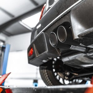 Mini Cooper S/JCW F56 (LCI solo) – escape desde OPF/GPF con salidas JET-90 de carbono
