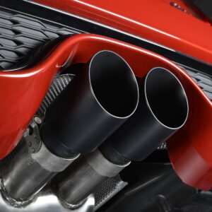 Mini Cooper S F56 – Escape cat-back resonado (sonido más discreto) con salidas negras Cerakote