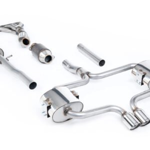 Mini Cooper S R52 – escape completo resonado (sonido más discreto) con catalizador deportivo de alto flujo y salidas pulidas