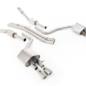 Audi S8 D4 Quattro – no resonado sistema de escape cat-back