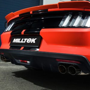 Ford Mustang 5.0 V8 GT (Fastback) – Escape cat-back no resonado (para Roush pieza inferior del paragolpes)