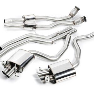 Audi RS4 B8 Avant – no resonado sistema de escape cat-back – usa colas OE